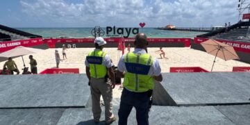 Gobierno de Playa del Carmen implementa operativo de seguridad por el Mundial de Voleibol de Playa