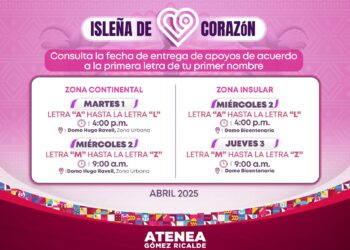 Atenea Gómez anuncia ampliación del Programa Isleña de Corazón