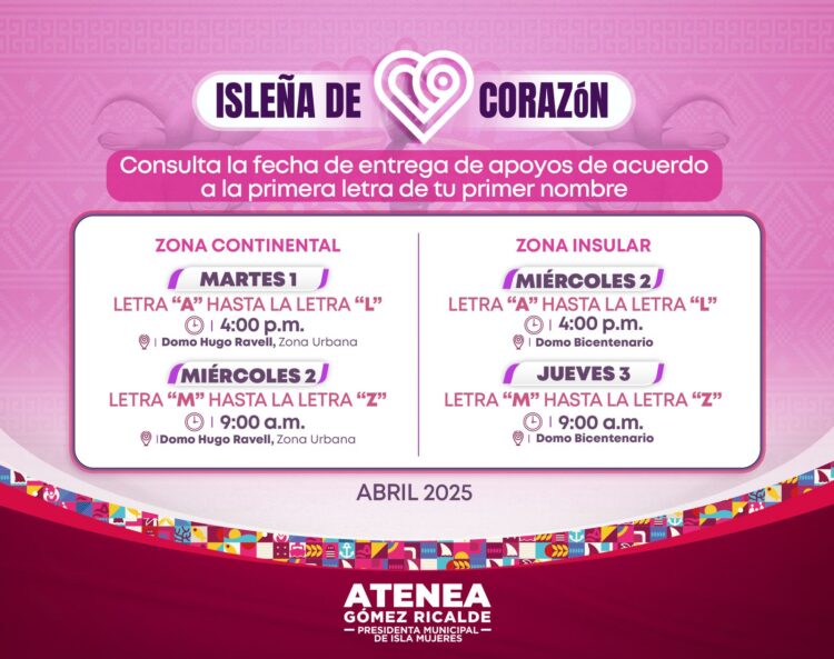 Atenea Gómez anuncia ampliación del Programa Isleña de Corazón