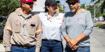 Estefanía Mercado pone en marcha intensa jornada de mejoramiento urbano para transformar calles de Playa del Carmen