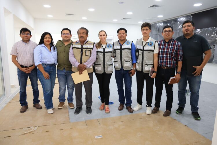 Atenea Gómez supervisa los avances del nuevo Centro de Control Comando C2 en Costa Mujeres 