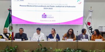 Aprueba INE difusión de listas de candidatos de elección del Poder Judicial