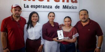 Ana Paty Peralta reafirma afiliación a Morena y compromiso con la 4T