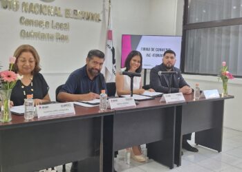 Firma INE e IEQROO convenio de colaboración para la elección del Poder Judicial