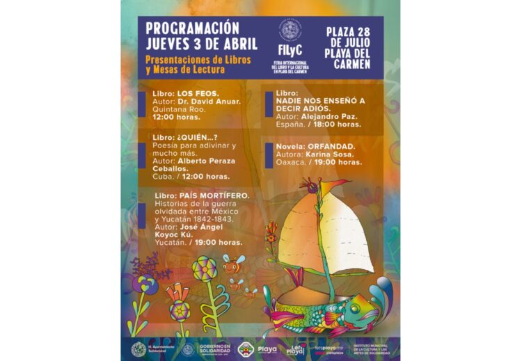 España, país invitado a la Primera Feria Internacional del Libro y la Cultura de Playa del Carmen