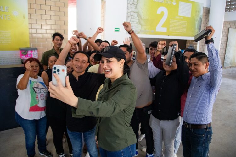 Estefanía Mercado, junto a los jóvenes, rescatará Ciudad Juventud