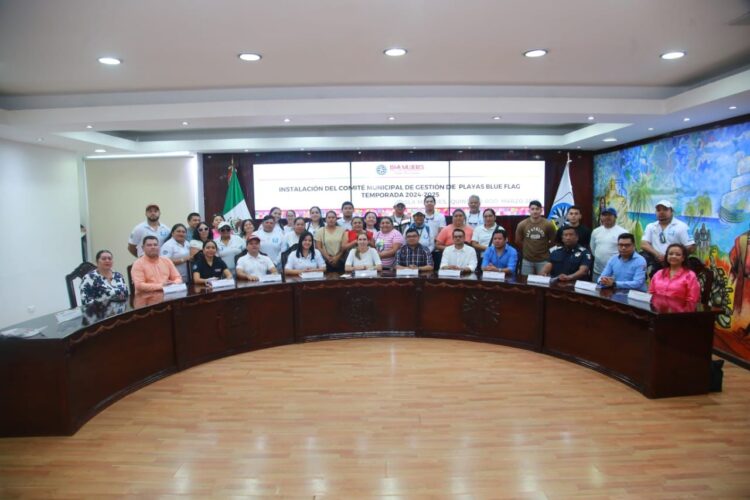 Instalan en Isla Mujeres el Comité Municipal de Gestión de Playas Blue Flag para la temporada 2024-2025