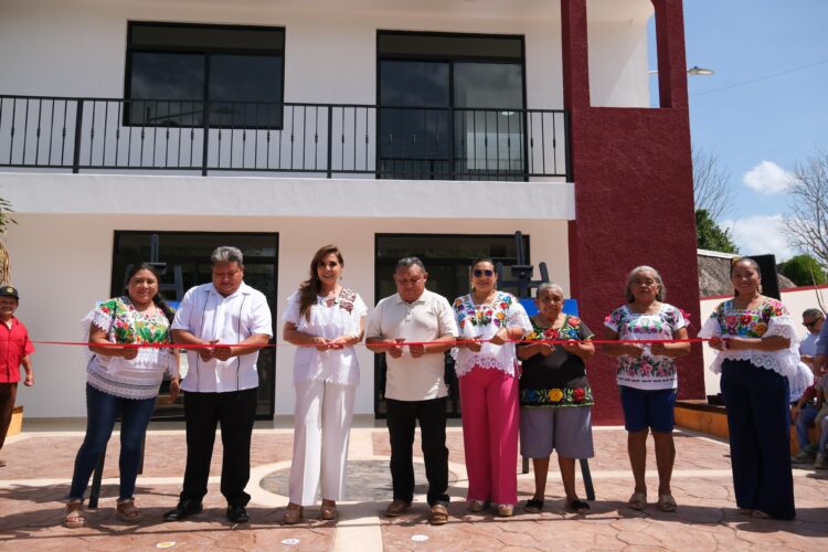 Mara Lezama pone al servicio del pueblo de Dziuché, el Centro Integrador de Desarrollo