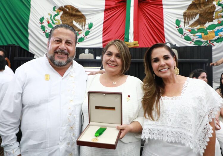 Reconocen a Yusi Dzib de Fundación Aitana por su lucha contra el cáncer infantil