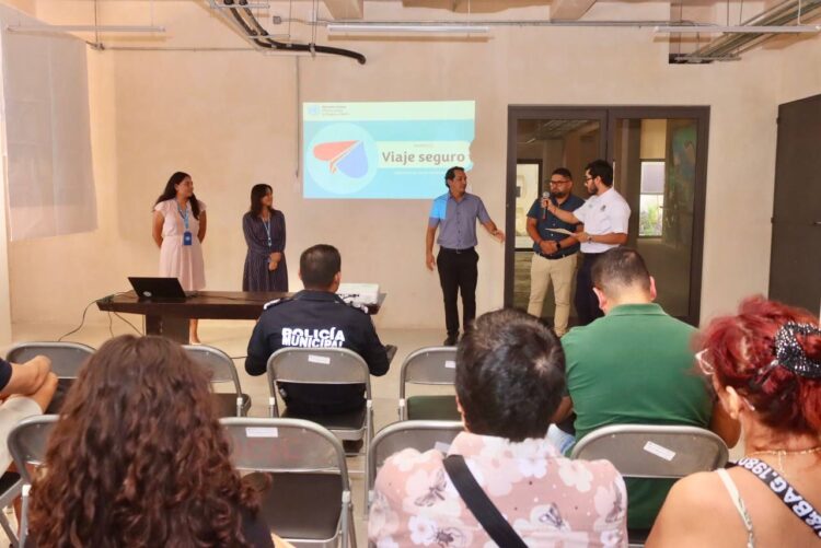 Autoridades y prestadores de servicios de Puerto Morelos ratifican compromiso de combatir la trata de personas