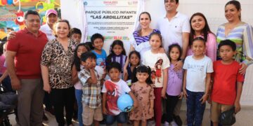 Inaugura Atenea Gómez el parque Las Ardillitas, el sexto de Ciudad Mujeres