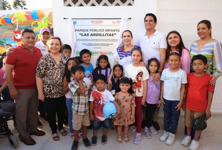 Inaugura Atenea Gómez el parque Las Ardillitas, el sexto de Ciudad Mujeres