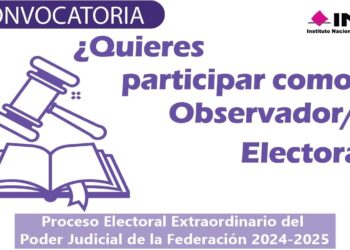 Informa INE Quintana Roo sobre acreditaciones de Observadores Electorales