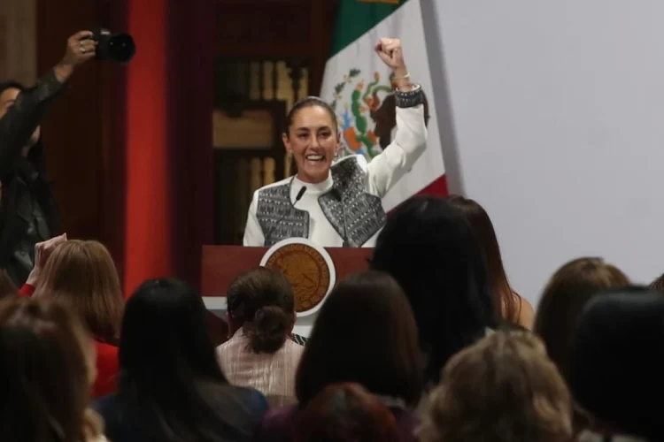 Claudia Sheinbaum resalta avance de paridad de género en México