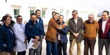 Supervisa Sheinbaum obras del nuevo hospital del IMSS en Sonora