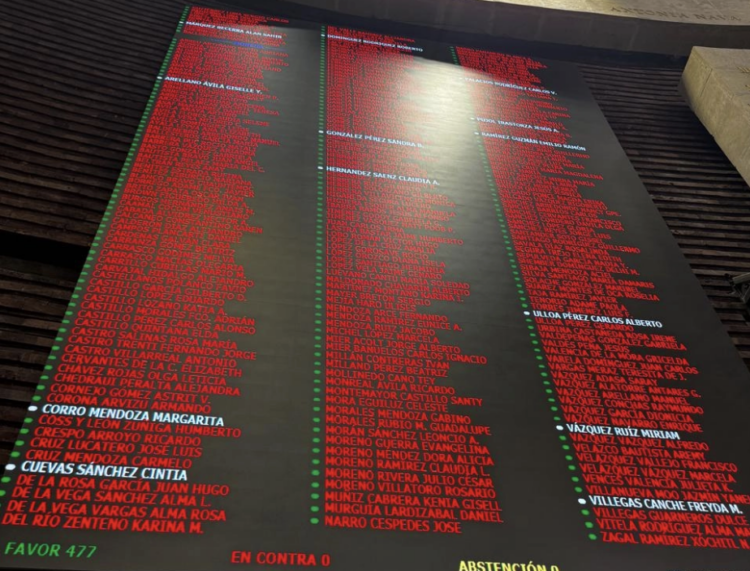 Aprueba Congreso en lo general ley contra nepotismo electoral para 2030