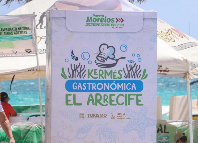 Se deleita Puerto Morelos con la “kermés gastronómica El Arrecife”