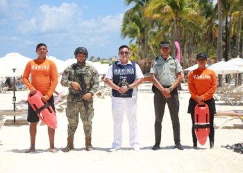 Isla Mujeres continúa con el Operativo Semana Santa 2025 para cuidar a visitantes y familias isleñas