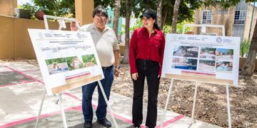 Estefanía Mercado cumple con la rehabilitación y remodelación del parque Rayadores, en Villas del Sol