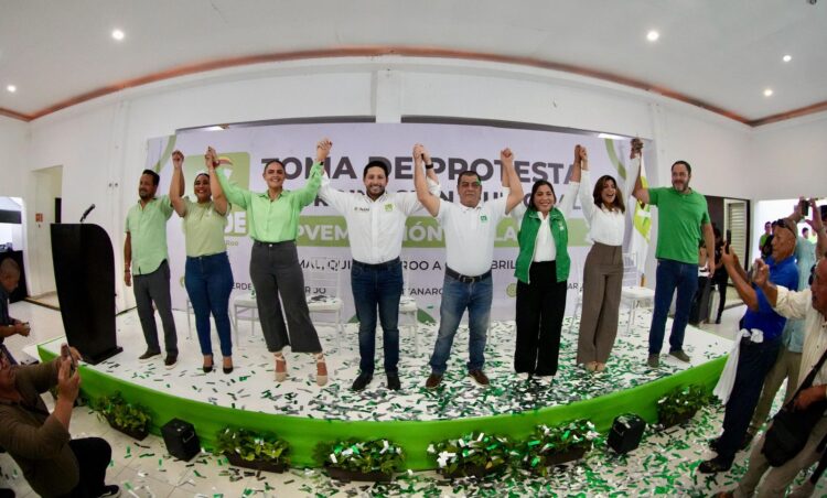 Se fortalece el Partido Verde, rumbo al 2027, señala Renán Sánchez