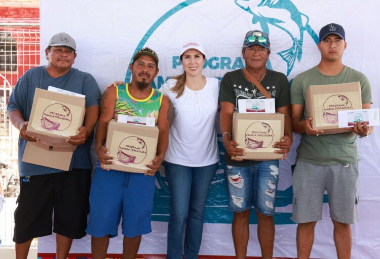 Respalda Atenea Gómez al sector pesquero con apoyos del programa ‘Familia Pescadora’