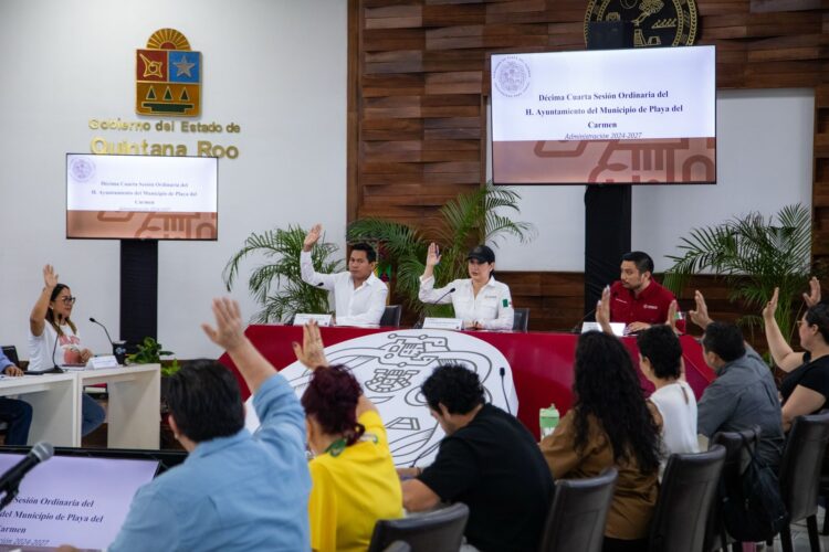 Cabildo de Playa del Carmen aprueba modificaciones al POA 2025 para construcción de obras públicas