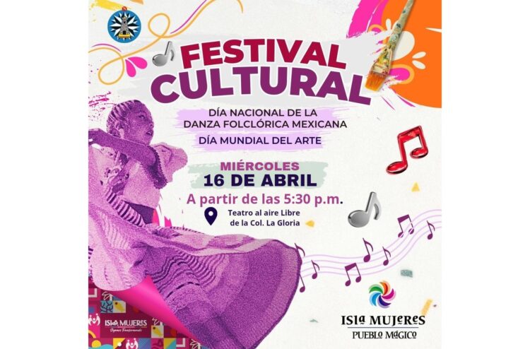 Impulsa gobierno de Isla Mujeres el arte y la convivencia familiar con Festival Cultural