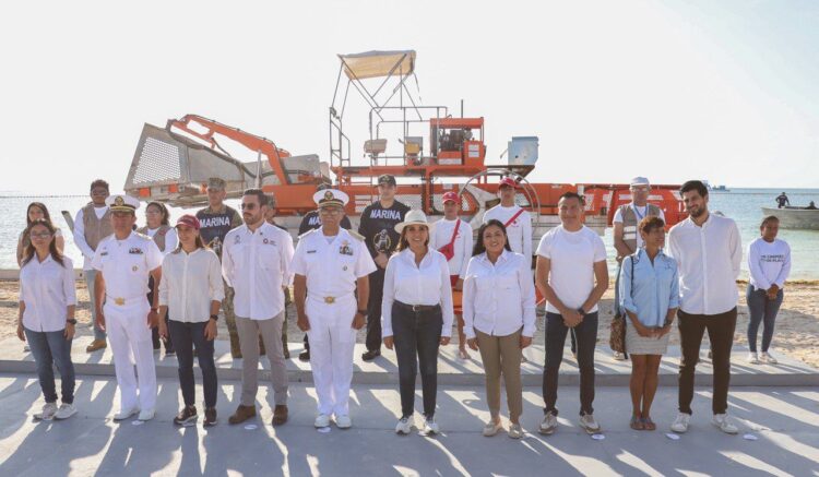 Suma de esfuerzos y coordinación, claves para el éxito del combate al sargazo: Blanca Merari