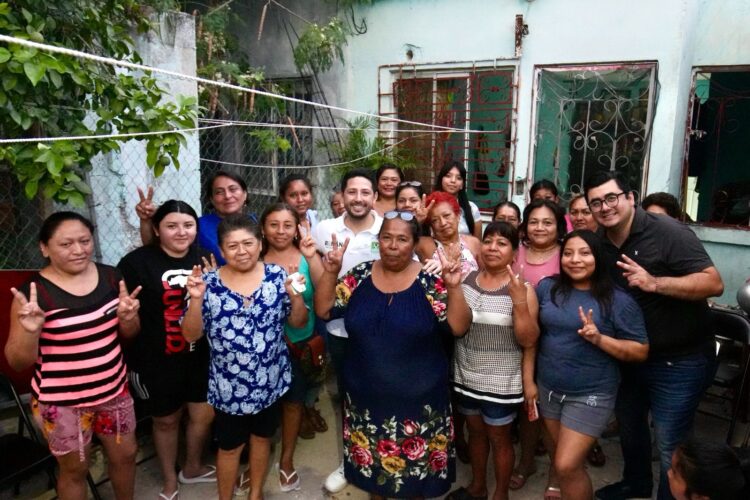 Destaca Renán Sánchez inversión en programas sociales ante la Familia Verde en Villa Otoch