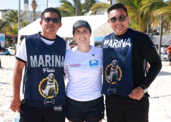 Atenea Gómez Ricalde supervisa playas de Isla Mujeres para brindar una Semana Santa segura y ordenada