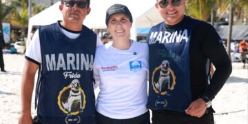 Atenea Gómez Ricalde supervisa playas de Isla Mujeres para brindar una Semana Santa segura y ordenada