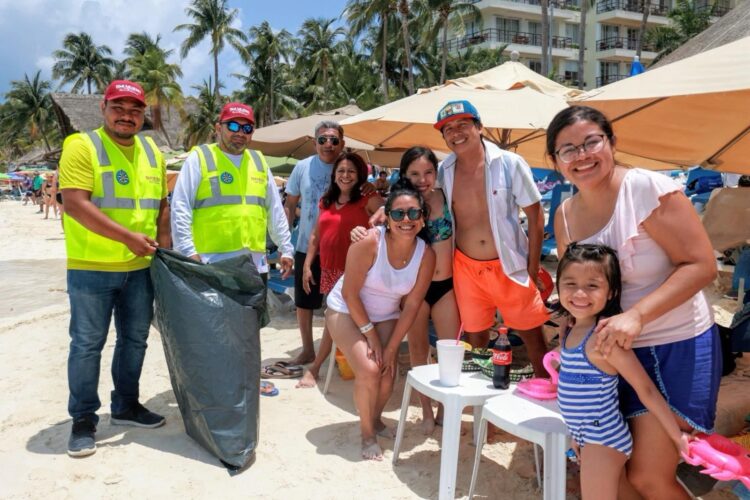 Continúa operativo integral de Semana Santa con recorrido de la Tesorería Municipal en Isla Mujeres