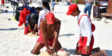 Refuerzan capacitación a elementos de Bomberos y de Protección Civil de Puerto Morelos