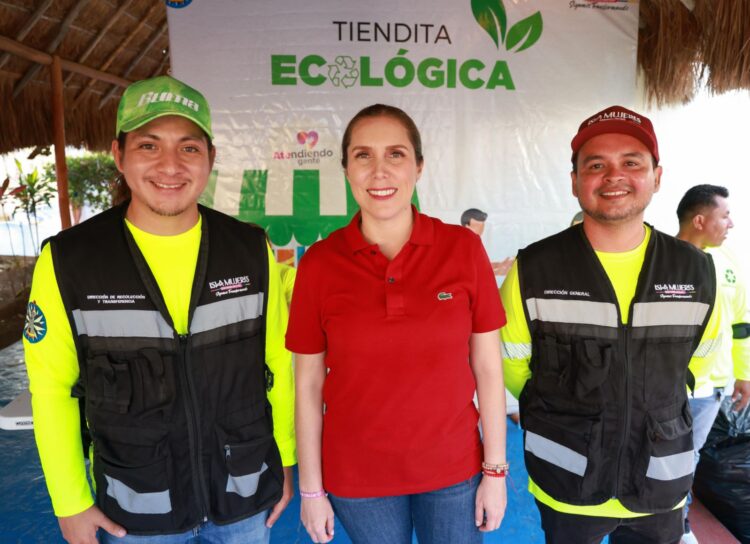 Impulsa Atenea Gómez cultura del reciclaje con la “Tiendita Ecológica” en Isla Mujeres