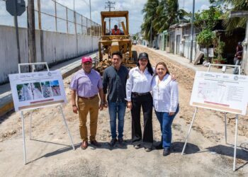 Recibe Puerto Aventuras inversión más grande en pavimentación, gracias al gobierno de Estefanía Mercado