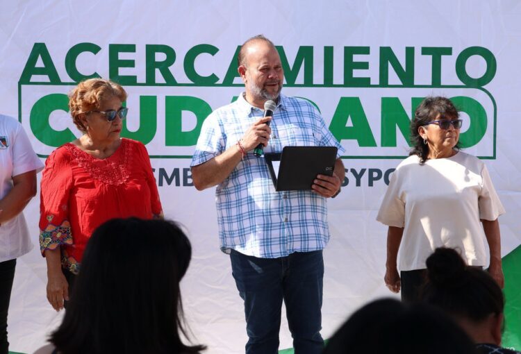 Ponen en marcha la sexta jornada de Acercamiento Ciudadano en Puerto Morelos