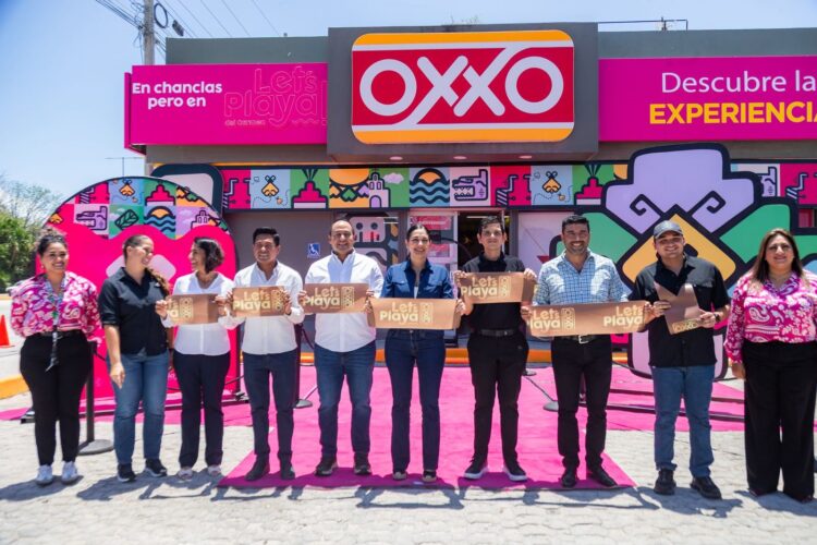 Impulsan gobierno de Estefanía Mercado y Oxxo orgullo playense con nueva imagen de ciudad