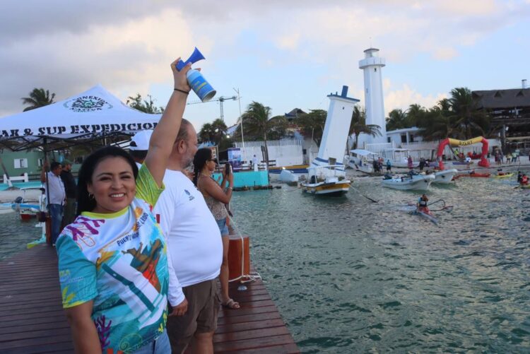 Blanca Merari: Se fortalece Puerto Morelos como sede de eventos deportivos