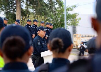 Playa del Carmen logra la capacitación total de su policía con Estefanía Mercado
