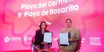 Firman Playa del Carmen y Playas de Rosarito Intención de Hermanamiento en el Tianguis Turístico