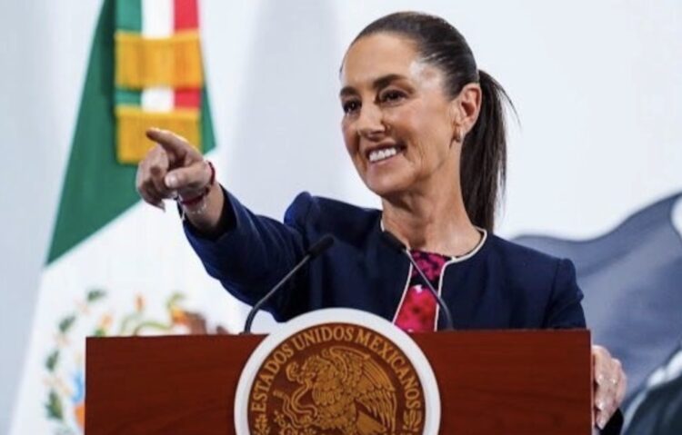 Resalta Claudia Sheinbaum diálogo establecido con EE.UU. en primeros 100 días de gobierno de Trump