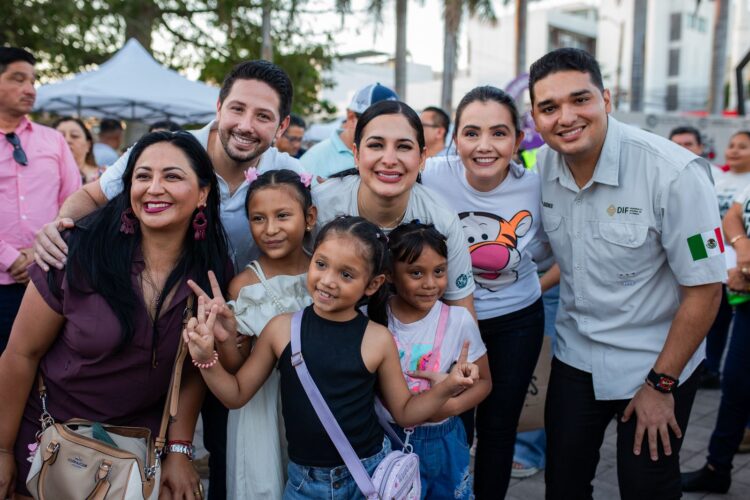 Convierte Estefanía Mercado la Plaza 28 de Julio en el corazón de la infancia