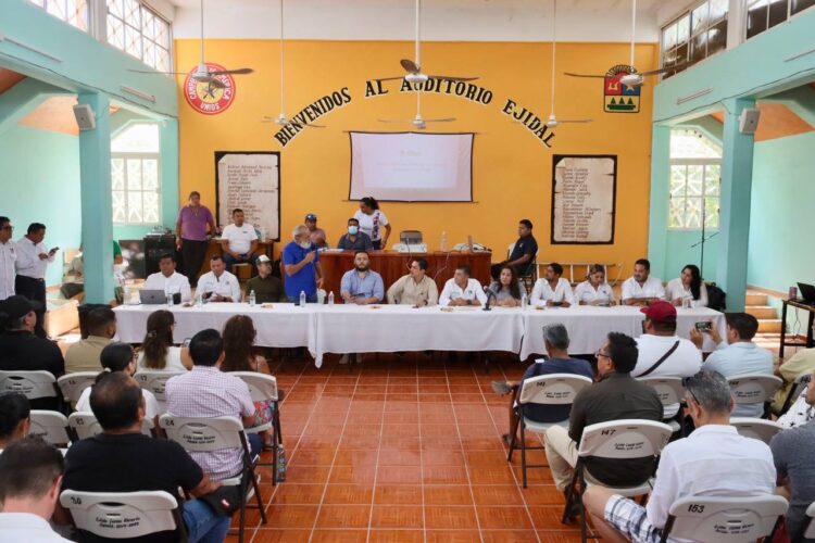Analizan ordenamiento en Zonas Ejidales de Puerto Morelos