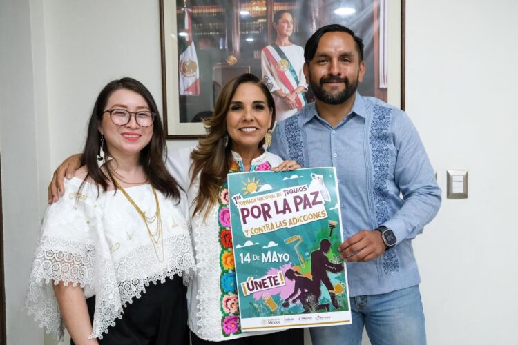 Mara Lezama respalda la Jornada Nacional de Tequios por la Paz y Contra las Adicciones