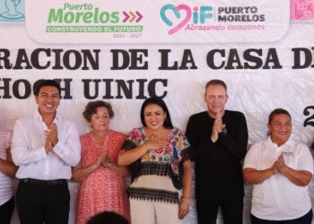 Blanca Merari reinagura la casa del adulto mayor “Nohoch Uinic”