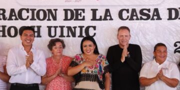 Blanca Merari reinagura la casa del adulto mayor “Nohoch Uinic”