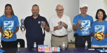 Puerto Morelos, sede del "Tercer Festival Internacional Libre y Máster de Beach Volleyball"