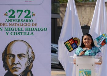 Blanca Merari exalta la figura de Miguel Hidalgo en el 272 aniversario de su natalicio