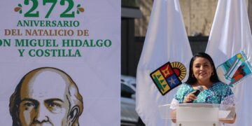 Blanca Merari exalta la figura de Miguel Hidalgo en el 272 aniversario de su natalicio