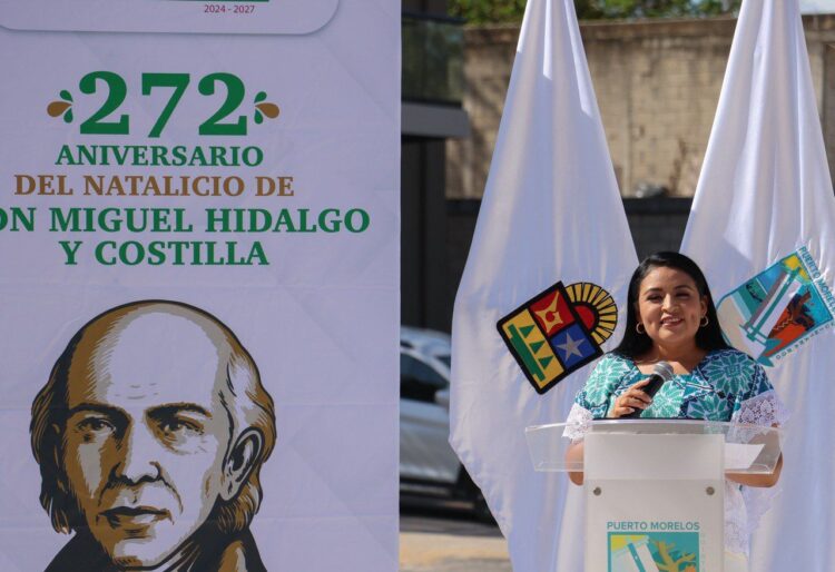 Blanca Merari exalta la figura de Miguel Hidalgo en el 272 aniversario de su natalicio